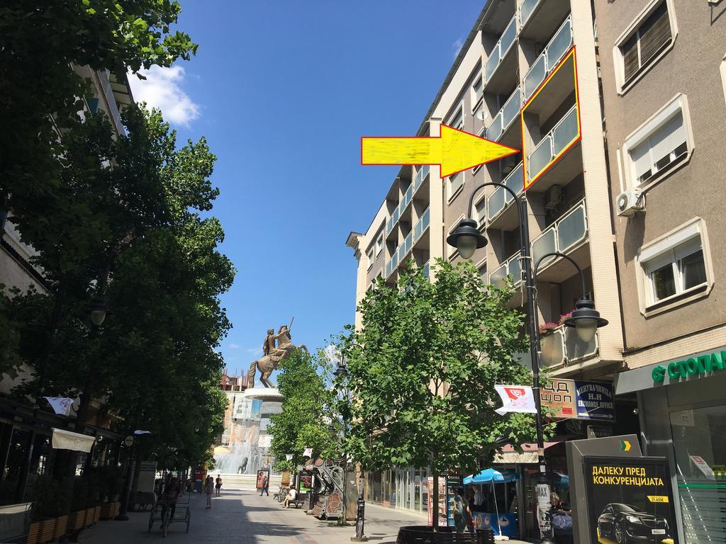 Arss Apartment Skopje Main Square Bagian luar foto